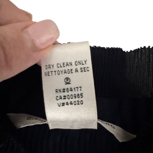 Diane Von Furstenberg DVF Jonquille Pleated High Neck Ruffle Blouse (4) - Picture 14 of 15